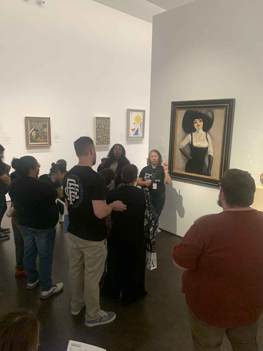 The #R4RDSPD is at the Museum of Fine Arts. We are enjoying our time with the families. Check out the tactile art that our <a href="/aldinesped/">Aldine ISD SPED</a> #VI department made! #MyAldine