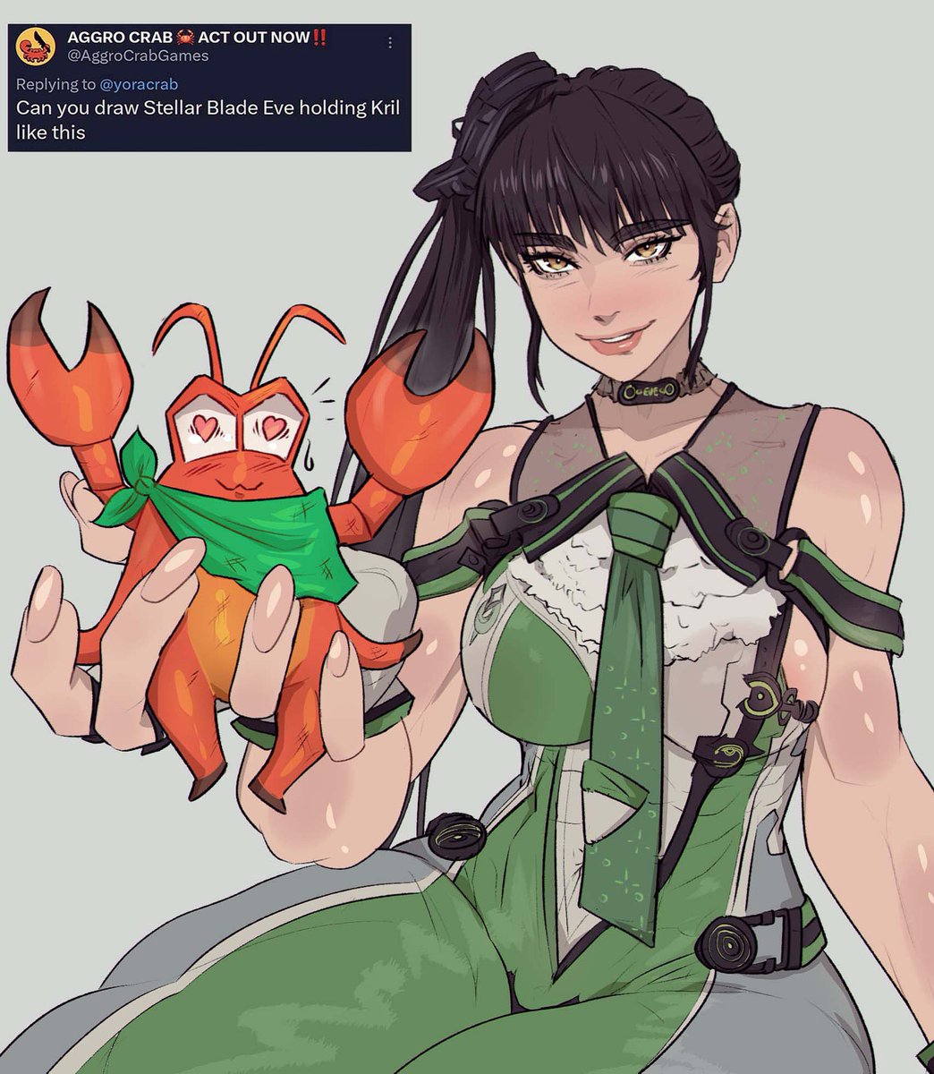 another crab's treasure's devs asked me to draw stellar blade