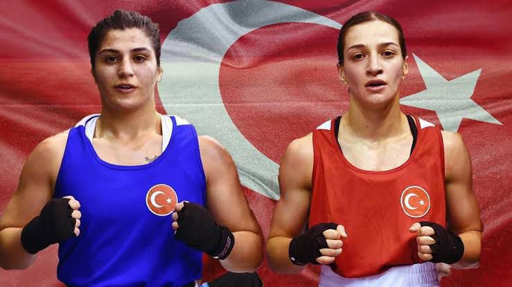 Gururumuzsunuz. 🇹🇷🏅 Avrupa Boks Şampiyonası'nda altın madalya kazanarak Avrupa Şampiyonu olan milli sporcularımız Buse Naz Çakıroğlu ve Busenaz Sürmeneli’yi yürekten kutluyorum.