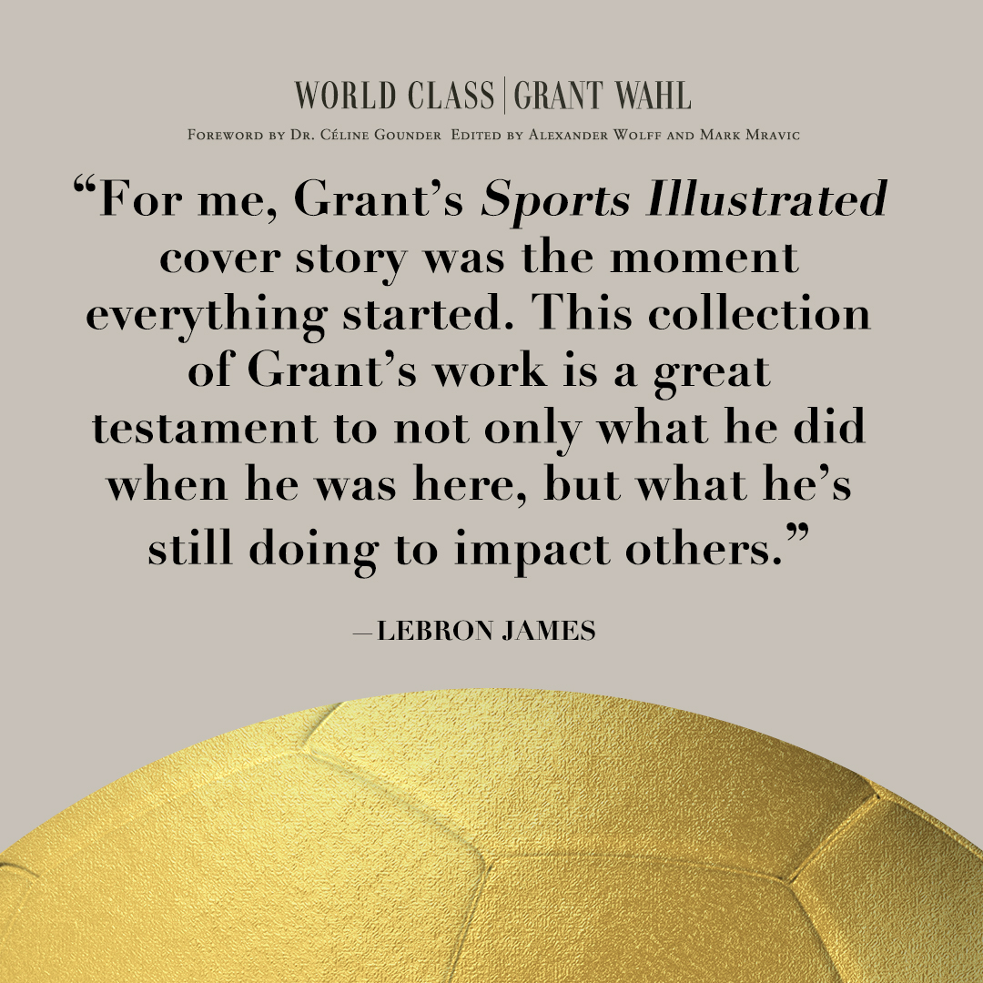celinegounder's tweet photo. Thank you, @KingJames 🙏🏽🙏🏽🙏🏽

WORLD CLASS, an anthology of @GrantWahl's writing, comes out on June 4th. 

Pre-order here now:
https://t.co/JbthKLLHb4 https://t.co/RAwzZmj1mF