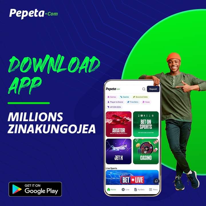 HT: Aston Villa 2-0 Chelsea. Kuna comeback ama Game Over? Alafu watu wangu msiachwe nyuma, Kila mtu anahamia @pepeta_bet app!! Unaeza Register, Deposit, Withdraw, and BET on your favourite games. Uko tayari kuanza kuwin? Download the App Now: bit.ly/DownloadPepeta…