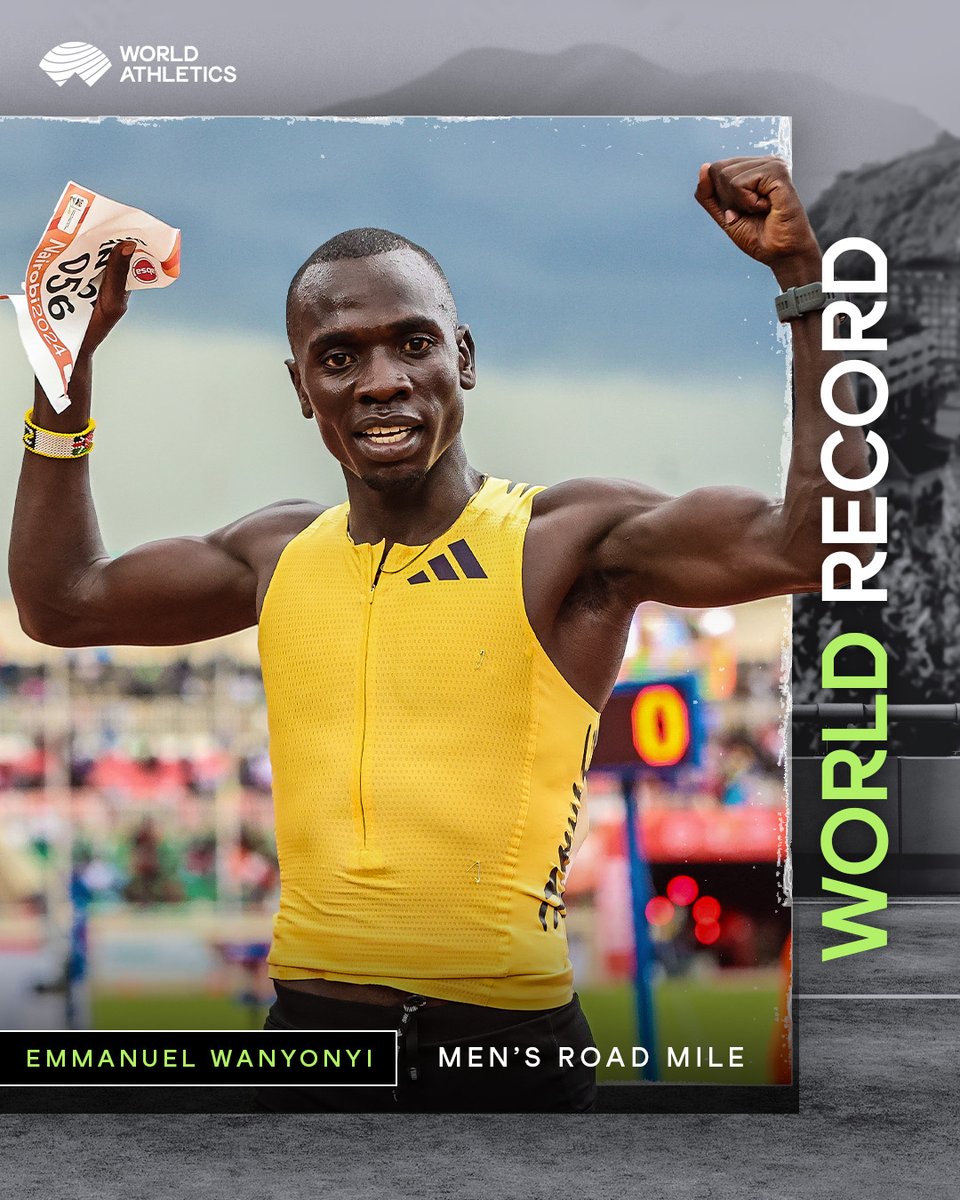 Our very own Emmanuel Wanyonyi has etched his name into the history books by setting a Road Mile World Record during the Road to Records event in Herzogenaurach, Germany. Once again, our nation's legacy in athletics scales new heights! This is just the beginning for Kenya's…