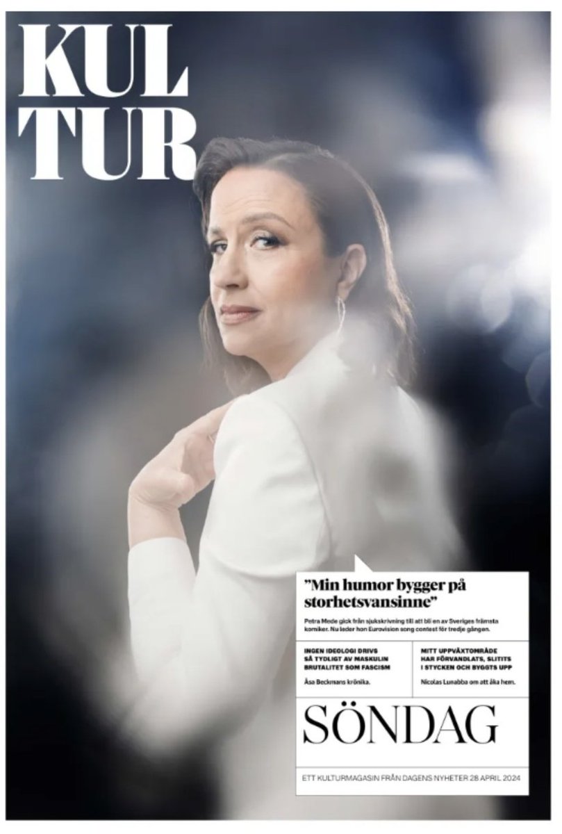 Min humor bygger på storhetsvansinne @DNKultur #TomorrowsPapersToday 

Annons: Prova DN i 3 månader för  649 kr adr.ec/Fq_L_CtjL