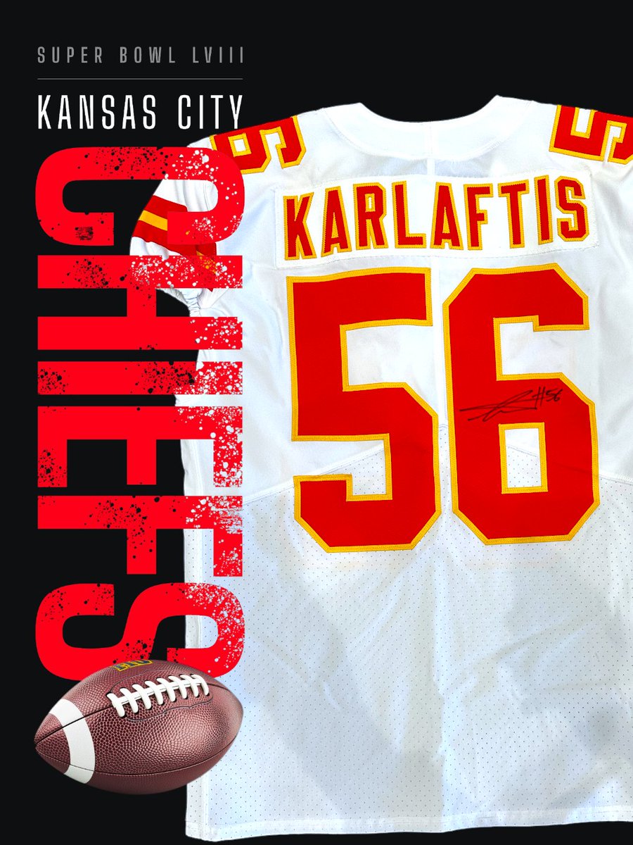 #WHFVDerby2024  

Auction item:  KC Chiefs jersey signed by George Karlaftis - @TheGK3

#kansascitychiefs #georgekarlaftis #collectibles #charityauction