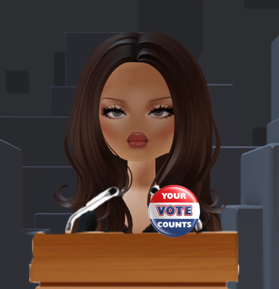 Hello, Bloxburgians. My name is Svetlana Spissedoff and I am running for president. As a Canadian born on Bloxburgian soil. I promise to ensure the protection of workers wages and rights. I believe in state-mandated healthcare and education. #VoteLana #bloxburg