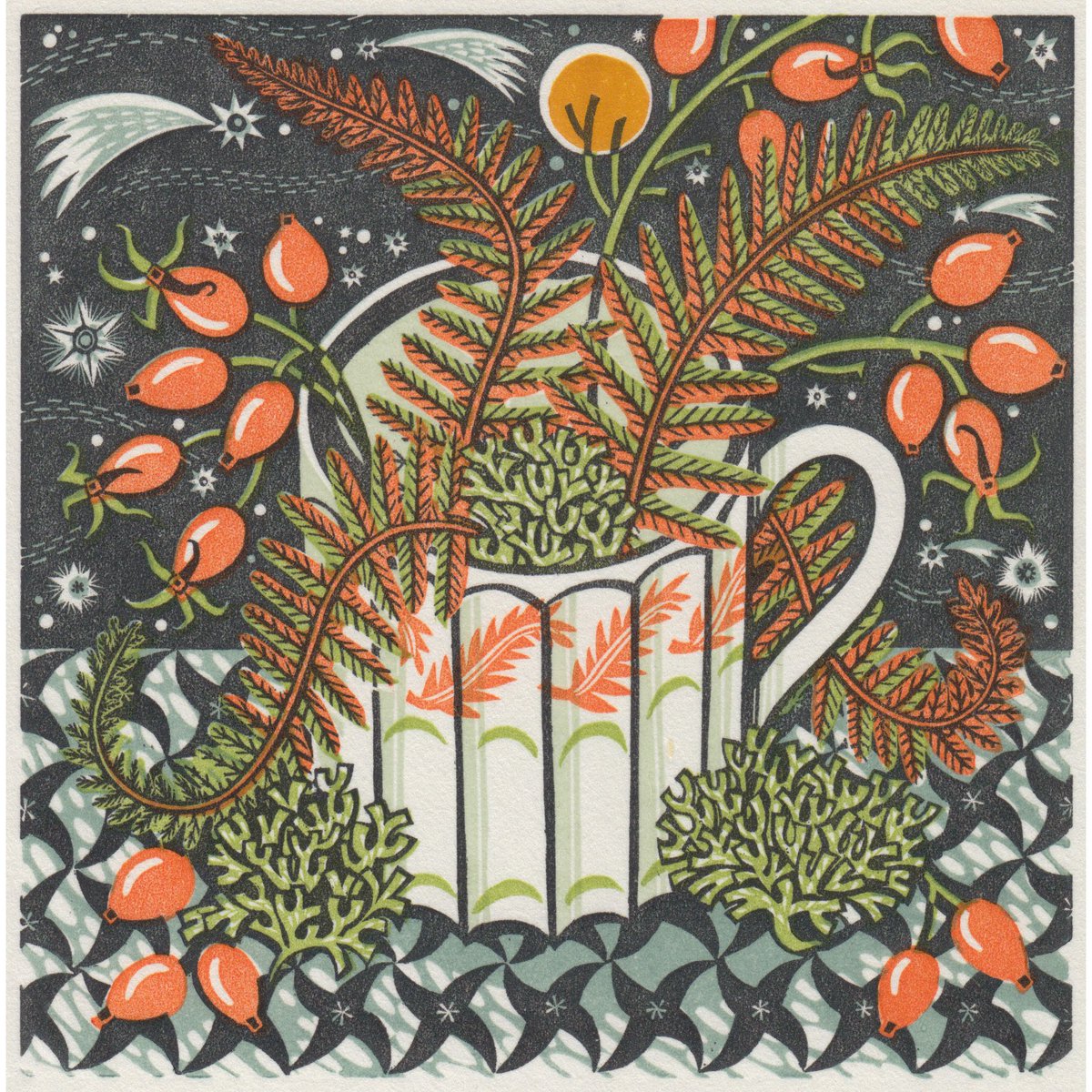 Angie Lewin - Fern Cup- from the 86th SWE Annual Exhibition which is touring and will be in Banchory in May.
Engravings are available from our website.
societyofwoodengravers.co.uk
#woodengraving #printmaking