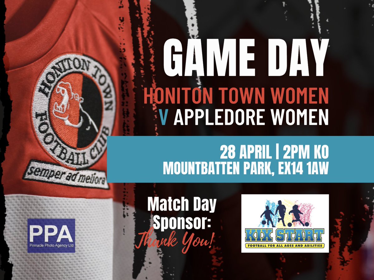 IT'S A BIG ONE! A top of the table clash as League leaders Appledore Women visit Mountbatten Park for the first time. A win for Appledore would likely see them secure the title. Come and support your Hippos! ❤️🖤 @ppauk @swsportsnews @SWWFN @PhilPpauk @Honiton_Town_Fc