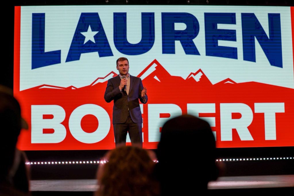 Enjoyed campaigning for my friend @laurenboebert in Loveland, Colorado on Thursday night. We can always count on Lauren to be 100% America First! We need #CO04 to turn out in big numbers for her on June 25th! MAGA! 🇺🇸