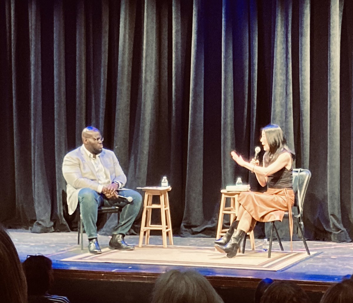 Newburyport Literary Festival: Ed Park and I had a great morning talking all things Same Bed Different Dreams and then we saw Caleb Gayle interview Ilyon Woo about Master Slave Husband Wife—mind blowing research & story, bought a copy immediately