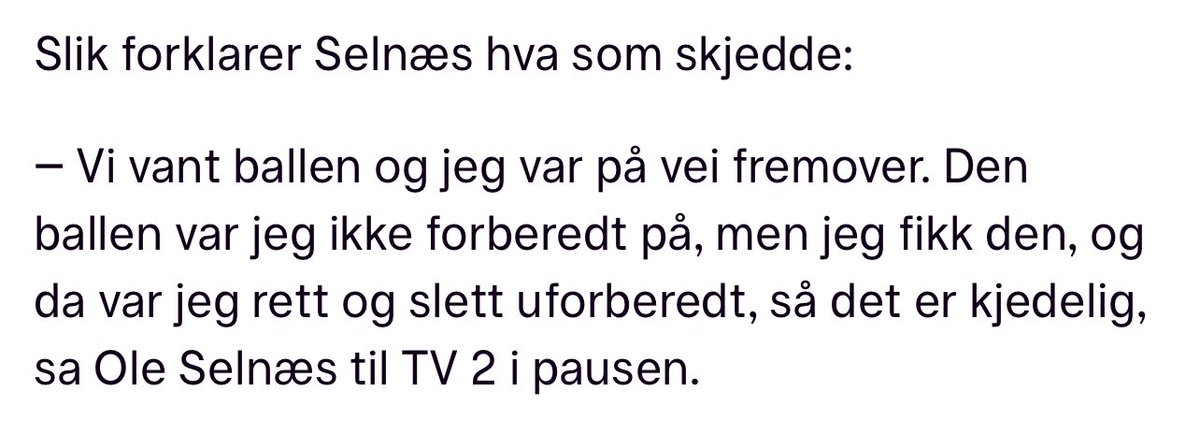 Ikke forberedt? E ikke dette jobben din?