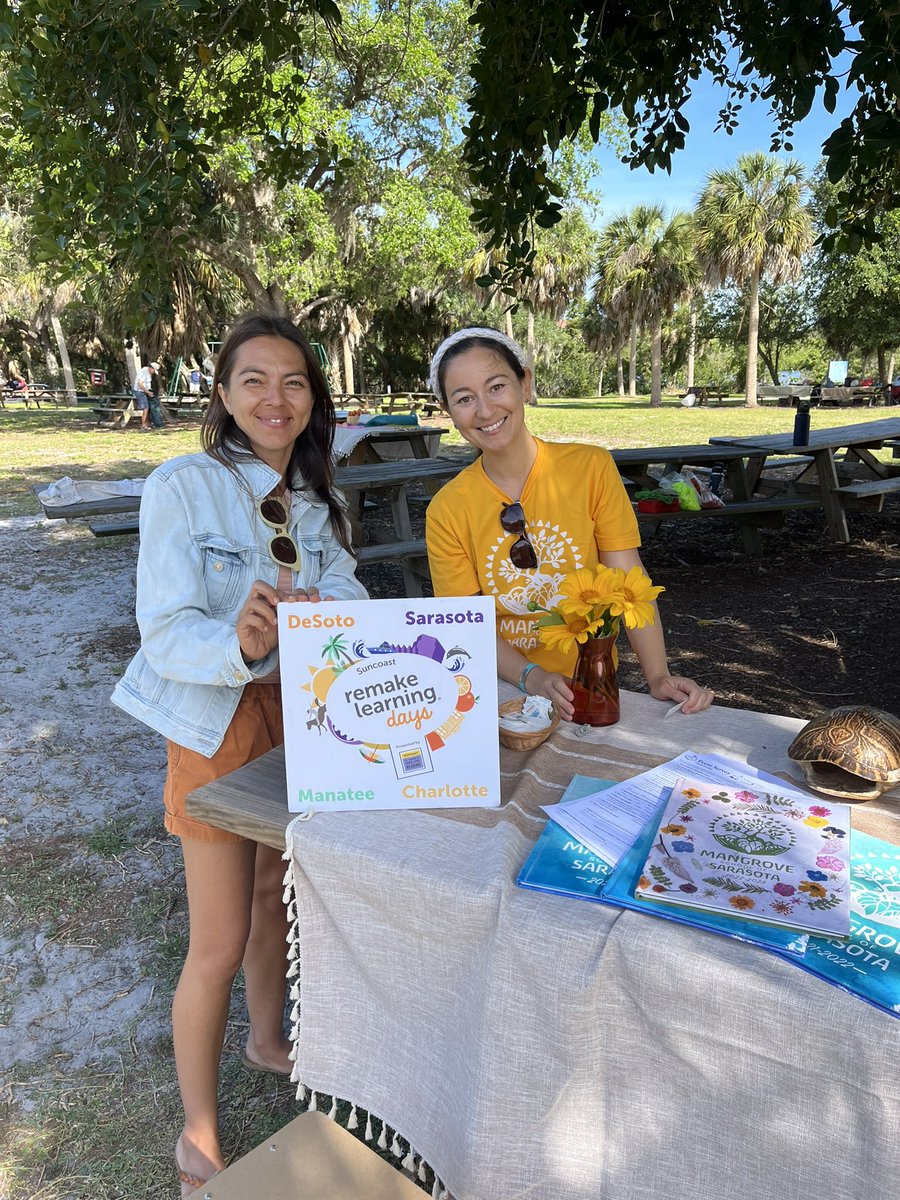 Perfect day to be outside at Phillippi Estate Park for a #Suncoastremakedays event hosted by Mangrove School of Sarasota! From “guarding the fire” to a really exciting Scavenger Hunt it was the place to be. #remakedays @suncoastcglr @ThePattersonFdn