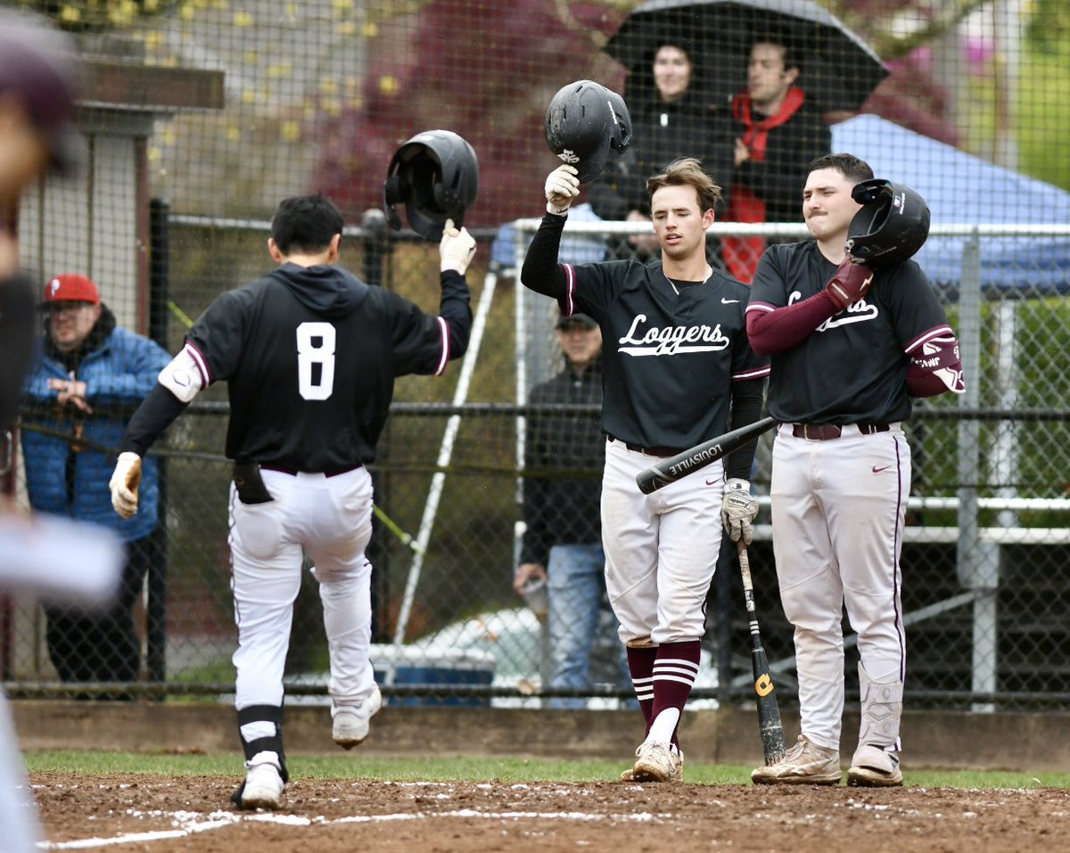 B4: Makana Murashige with a 2-run 💣; Loggs up 6-3  //@PS_Baseball vs  @BoxersBaseball  
#GoLoggers #LoggerUp @PSLoggers @NorthwestConf @d3baseball @PNW_CBR @NCAADIII @NWCbaseballpod ⚾️🪓
(📷©️Brian Murphy / CandidEyePhotography.com)