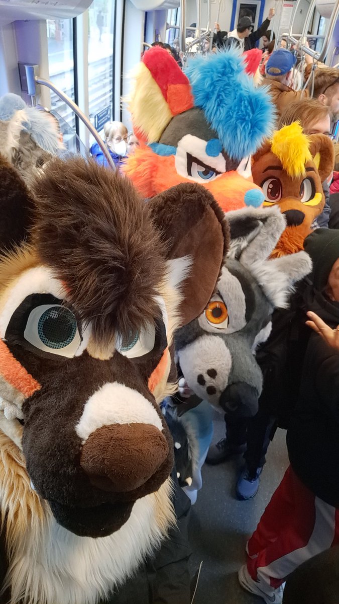 Furries arrived at the Sound Transit #2line opening