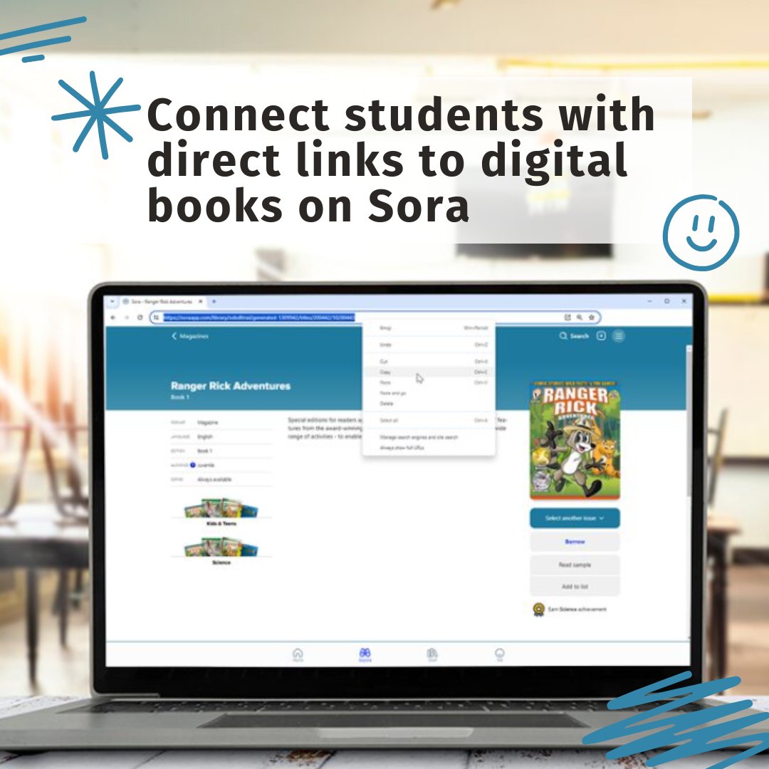 Unlocking the power of direct links! 📚 Discover how they can tailor to your students' needs, from suggesting choice reads to integrating new formats seamlessly. bit.ly/3QkM43x #DigitalReading #SoraApp #TeacherResources