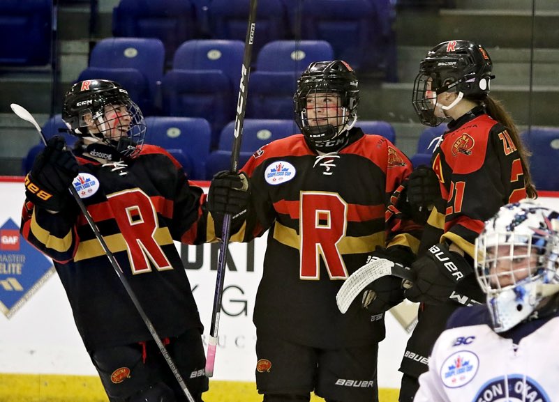 Best of luck to the @ReginaRebels as they play for the 🥇 at the #EssoCup! 🔴 🟡 ⏰ | 5:00 PM (SK) 📍 | Vernon, B.C. 📺 | @TSN_Sports #3