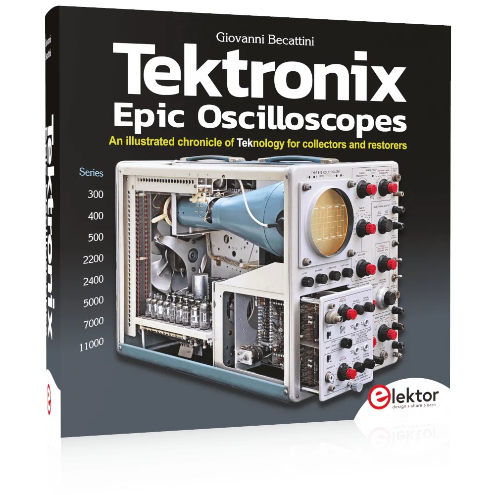 This book traces the history of a crucial instrument through many Tektronix products. This is the company that invented and patented most of the functions found in all oscilloscopes today. Tek is and will always be synonymous with the #oscilloscope. bit.ly/3xRHqnn