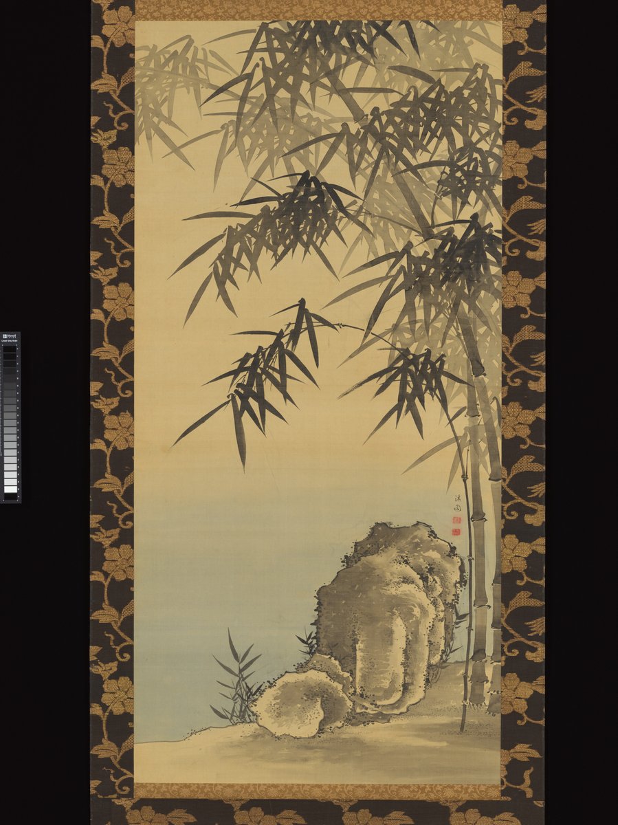 Rock and Bamboo, by Yanagisawa Kien, 18th century

#bunjinga