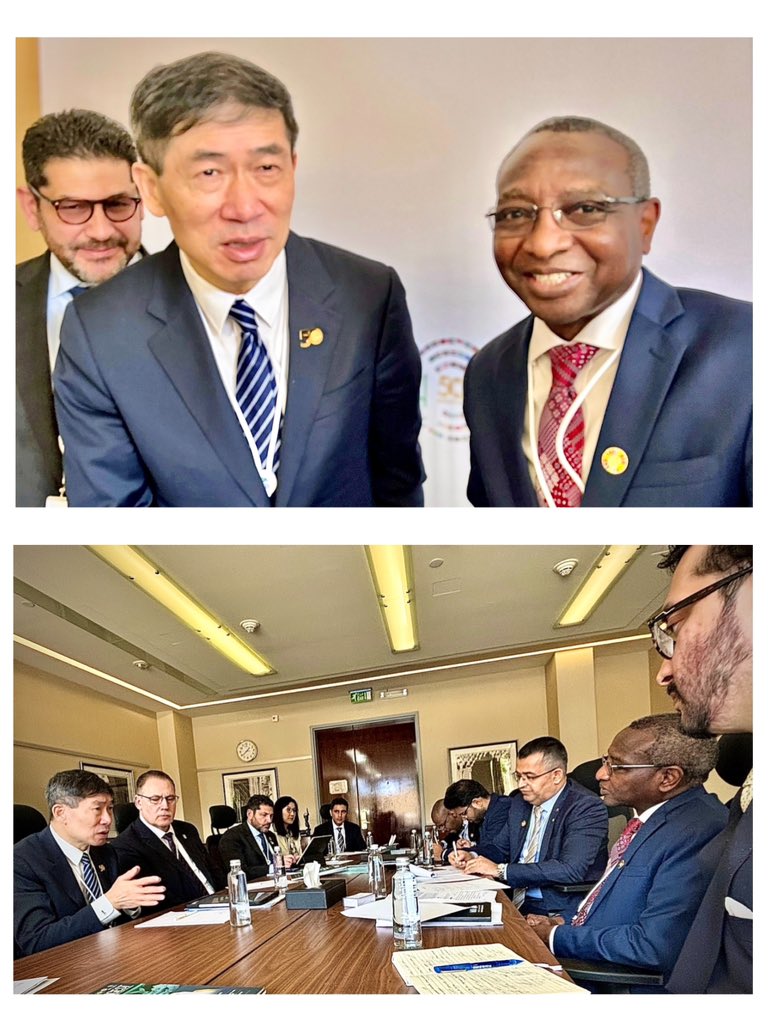 During a fruitful meeting today b/n #IsDB Vice Pdt. Operations, Dr. Mansur Muhtar & #UNDP Associate Administrator, @HaoliangXu, UNDP🇨🇲 RRai. @DeAissata highlighted the progress of the Presidential Plan for the Reconstruction & Development of the NW/SW regions, supported by #IsDB