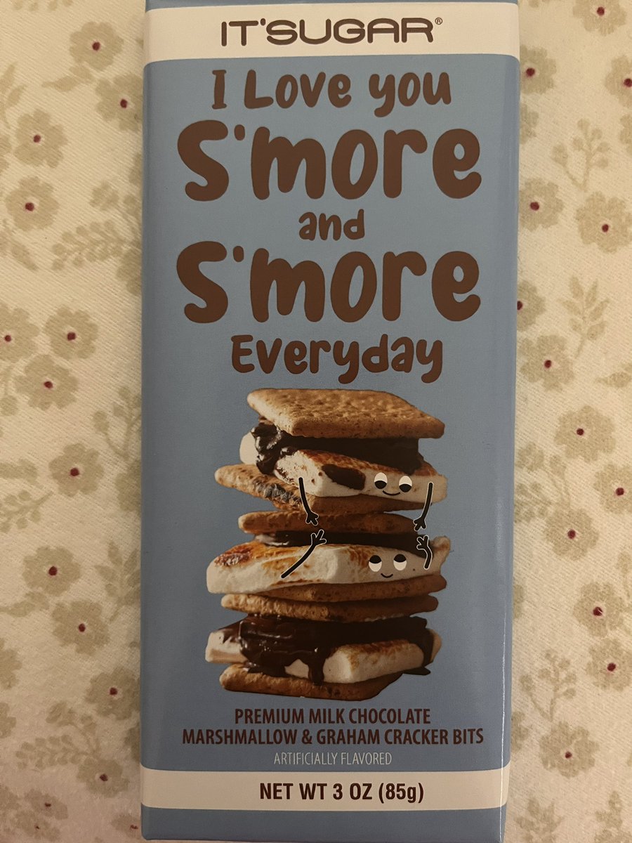 Just tasted this… 

It literally tastes like a S’mores 

#chocolatebars 
#Smores