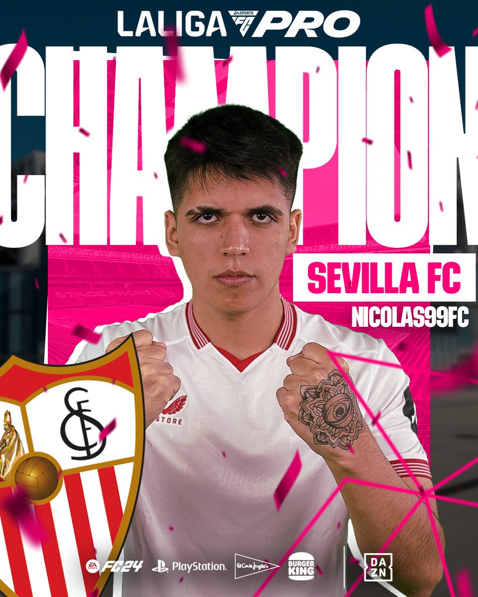 In a league of his own. 🧊

@Nicolas99fc is your #LALIGAFCPro champion! 🏆
 
#FCPro | @LALIGA_FCPro | @SevillaFC