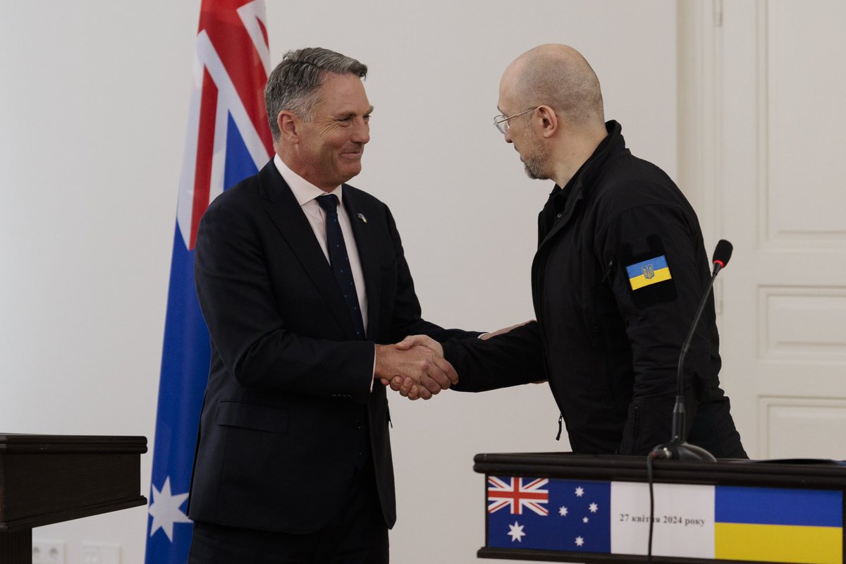 It was a privilege to announce this support alongside Prime Minister of Ukraine @Denys_Shmyhal and meet with Ukrainian armed forces personnel in Lviv. You can read more ➡️ minister.defence.gov.au/media-releases…