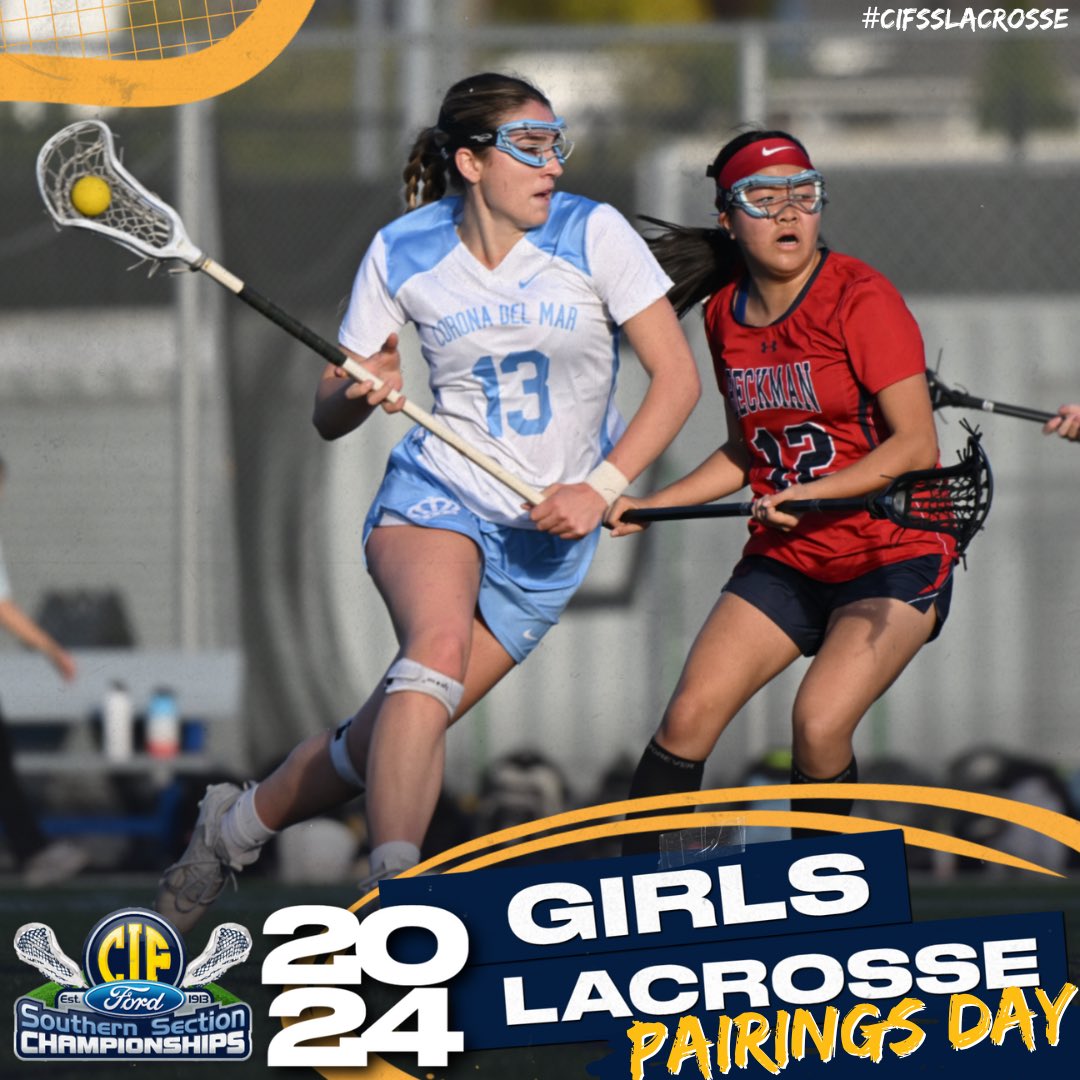 The 2024 CIF-SS @SoCaliFord Girls Lacrosse pairings are NOW LIVE! 🥍🙌 🔗 Follow the link in our bio to view the brackets and good luck to all teams competing this post season! #CIFSSLacrosse