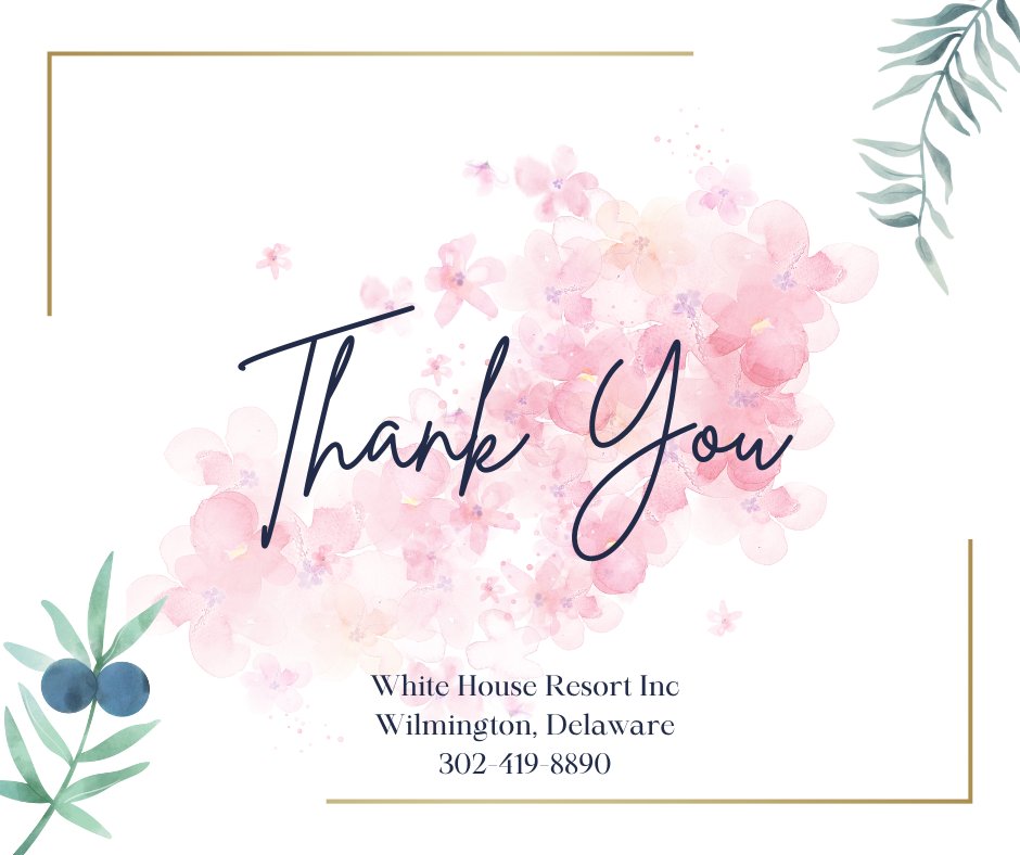 Every like, comment, and share mean the world to us! Thank you for being part of our online family.

#whitehouseresortinc #NSBW #nationalsmallbusinessweek #weddingplanners #weddingcoordinators #eventplanners #eventcoordinators #nonprofits #corporate #photography #delawarebusiness