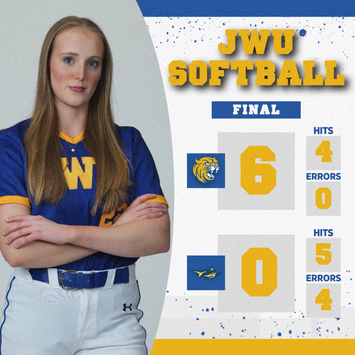 SOFTBALL: @JWU_Softball takes game one from Simmons

@TheGNAC @NCAASoftball #d3sb #goJWU #ncaasoftball @NCAADIII @JohnsonAndWales @NFCAorg