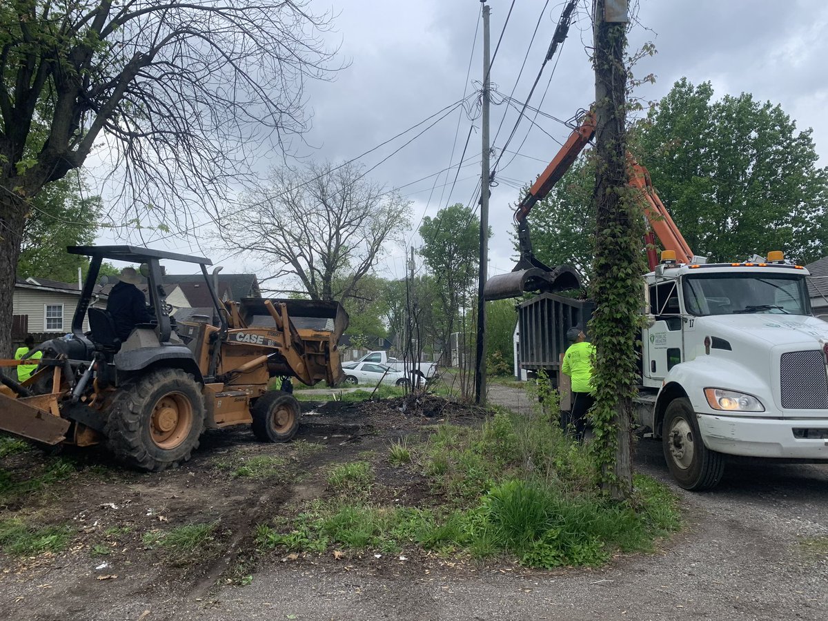Thanks to our great neighbors and the incomparable Marion Co Health Department, we have abated litter, cleaned curbs and storm drains, and cleared abandoned properties of debris and illegally dumped trash. Working together works! #GreatIndyCleanup
