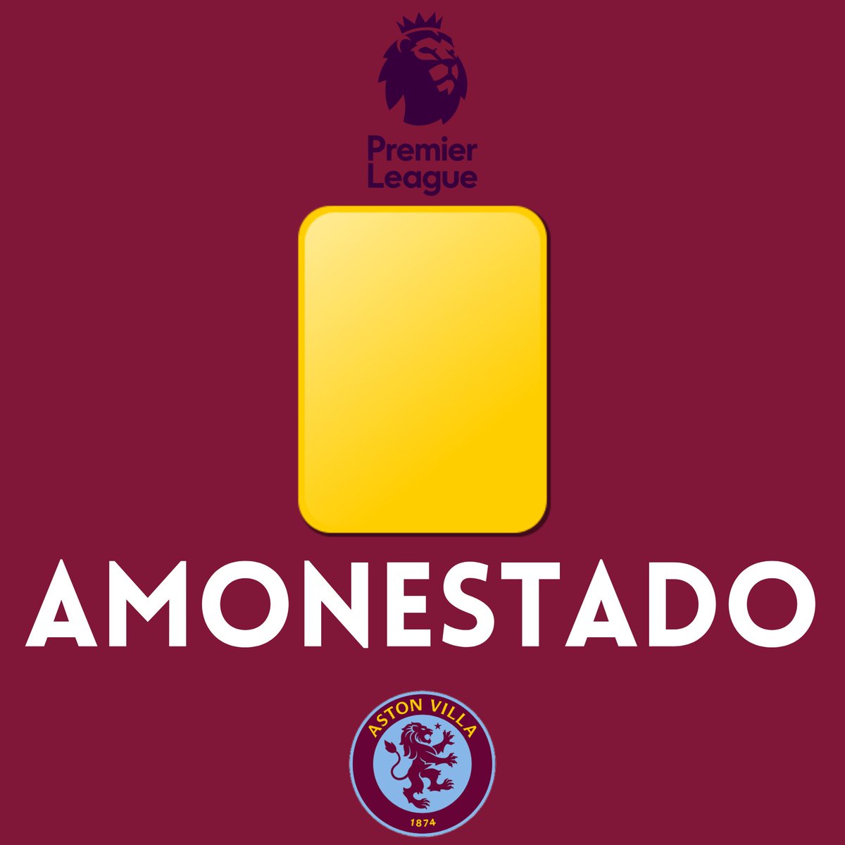 #PremierLeague 🏆

🕛63'

🟣Aston Villa 2-1 Chelsea🔵

🟨Amonestado Morgan Rogers

#UPTHEVILLA 💜