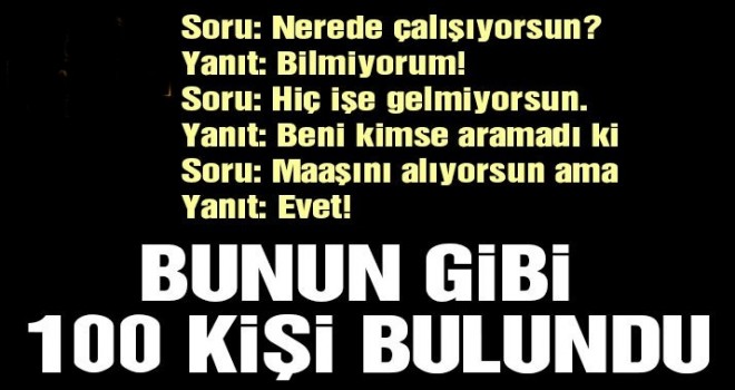 Antalya’nın Demre ilçesinin yeni belediye başkanı İYİ Partili Okan Kocakaya, belediyeye gitmeden maaş alan 100 bankamatik personeli tespit ettik. YUH OLSUN