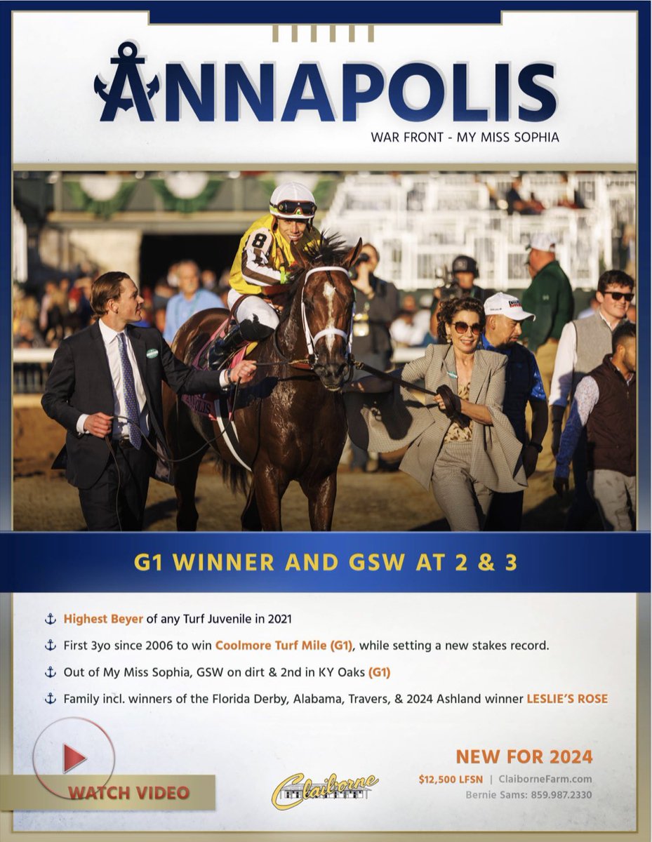 ANNAPOLIS ⚓️ @claibornefarm GI winner and GSW at 2 & 3 🏆 Watch video: m.youtube.com/watch?v=9r_kpO…