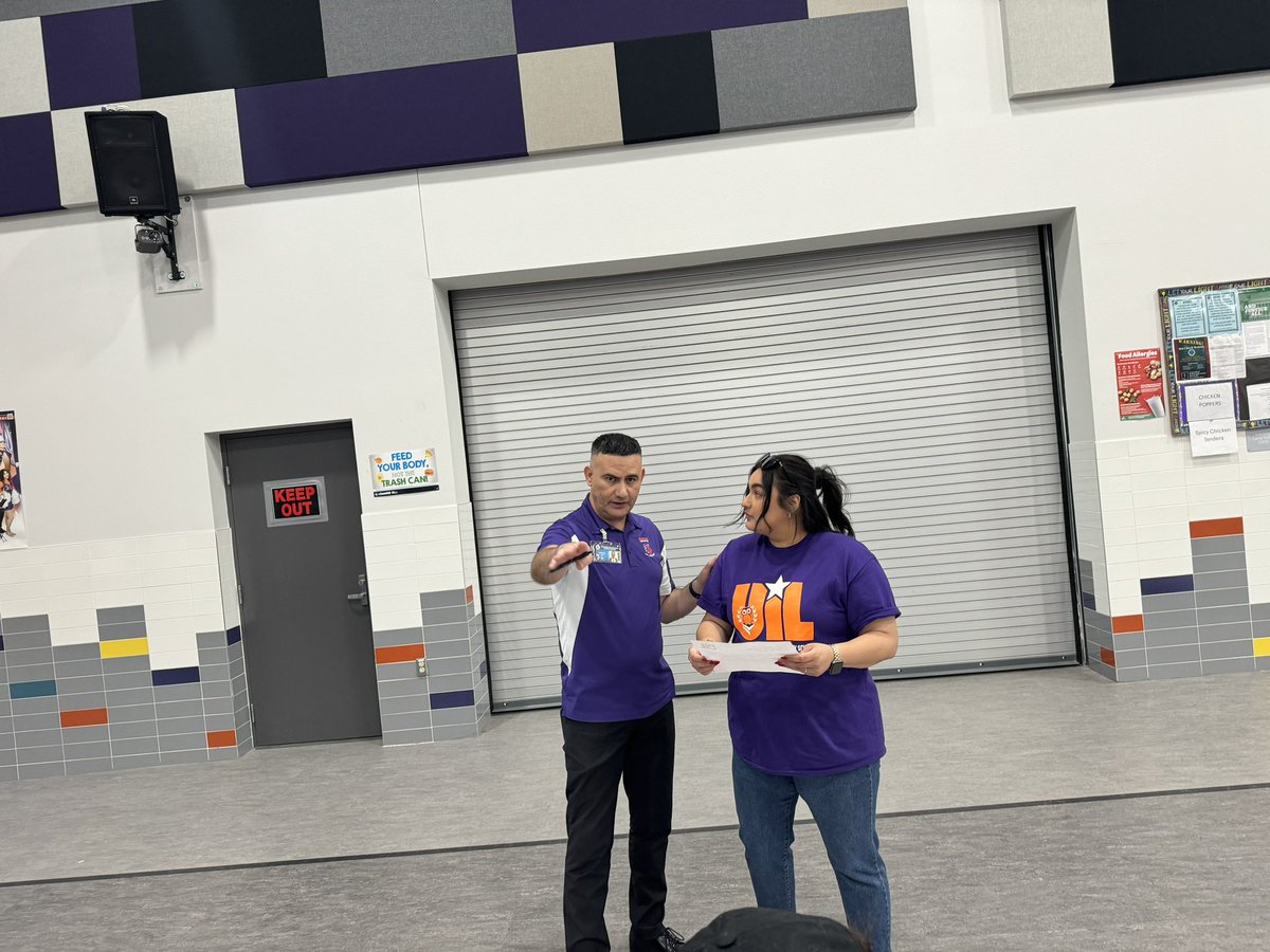 #Owlsome Saturday hanging out with our MRE UIL Team!! Thank you to our students & coaches!! Thank you to our UIL Coordinator, Mr Rey, for leading us!! Way to work Owls!! 💜🧡#TeamSISD #learnlikeaCHAMP #teachlikeaCHAMP