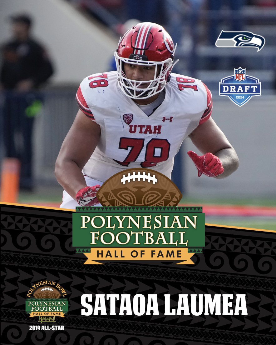 Congratulations to Sataoa Laumea on being selected in the 2024 @NFL Draft by the @seahawks!
 
#PolynesianPride #NFLDraft #PolynesiansInTheNFL