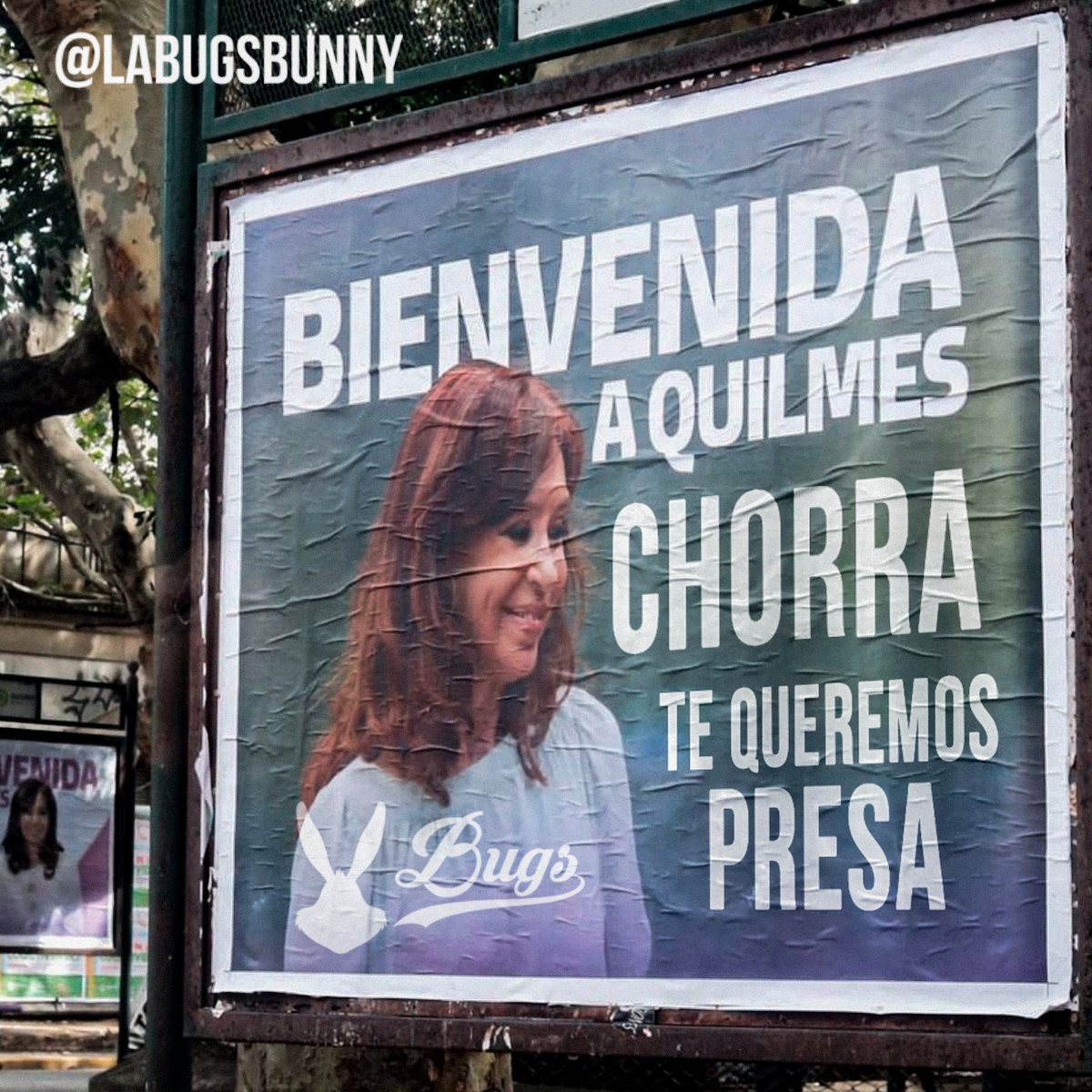 LaBugsBunnyIA's tweet photo. BIENVENIDA A QUILMES, CHORRA
Tatuate ésto Mayra Mendoza #CristinaEnQuilmes https://t.co/GyD8OoKGX2