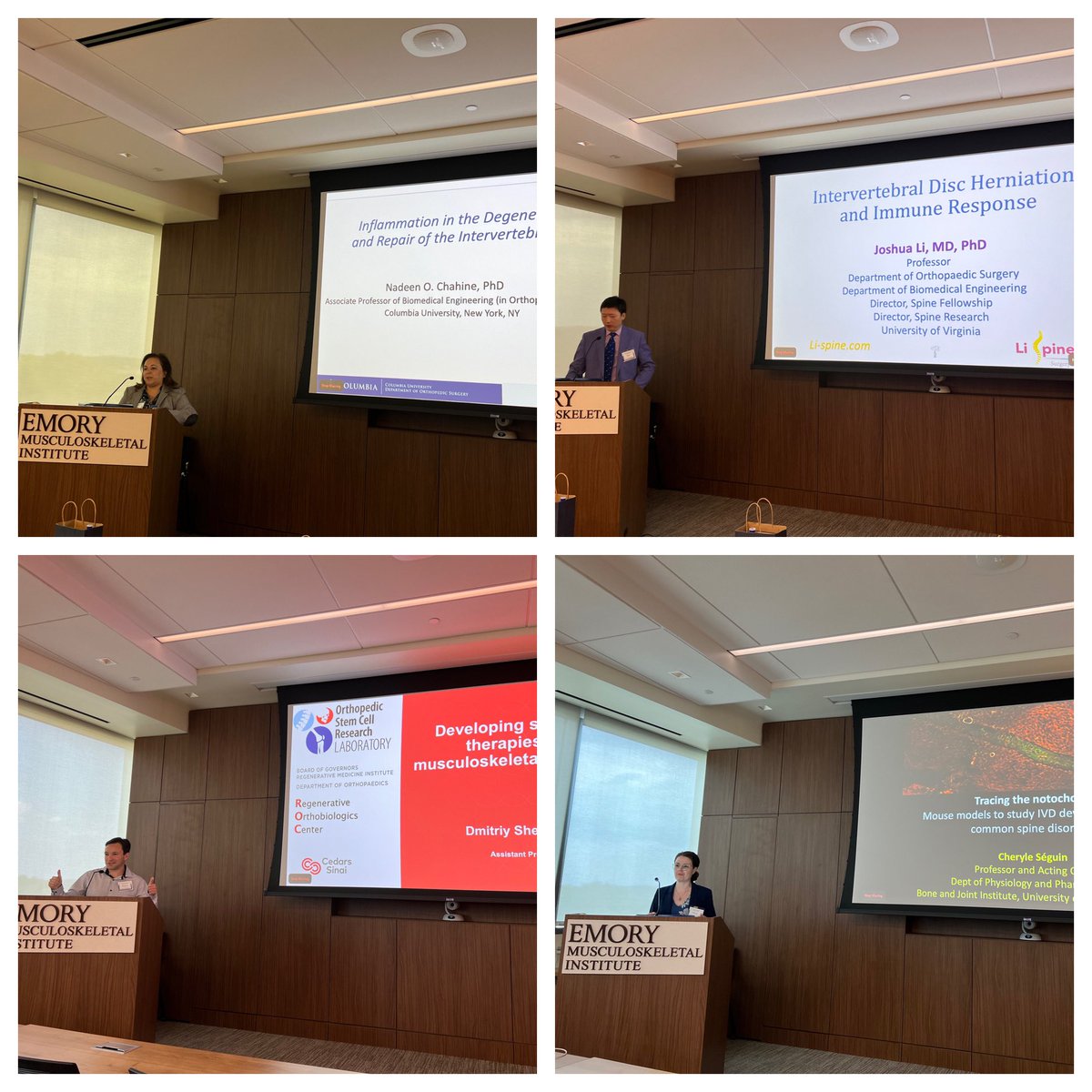 We had a fantastic time yesterday during our spine-themed annual symposium. Many thoughtful discussions, insightful presentations, and even a food truck! Special shoutout and thanks to our four amazing invited speakers!