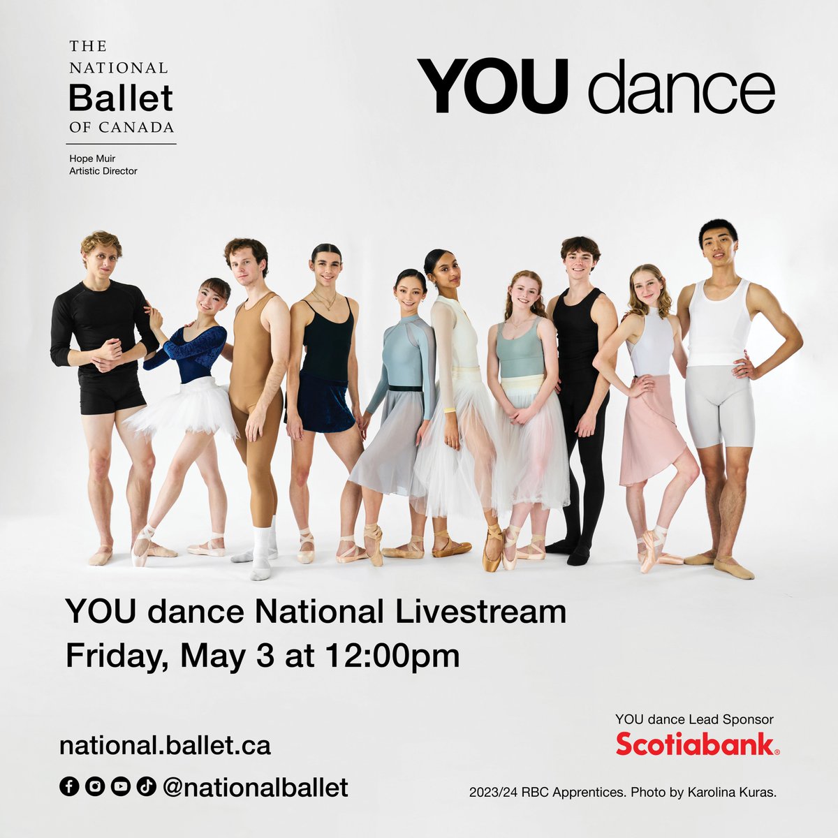 CODE (@dramadancecode) on Twitter photo Attn fellow educators! The <a href="/nationalballet/">The National Ballet of Canada</a> is hosting a FREE livestream performance with their RBC Apprentice Dancers on Friday May 3rd. (For grades 4-6). Donāt miss out on this unforgettable experience ā register your class NOW!
youdance.neme.tv/login?channelN⦠Attn fellow educators! The <a href="/nationalballet/">The National Ballet of Canada</a> is hosting a FREE livestream performance with their RBC Apprentice Dancers on Friday May 3rd. (For grades 4-6). Donāt miss out on this unforgettable experience ā register your class NOW!
youdance.neme.tv/login?channelNā¦