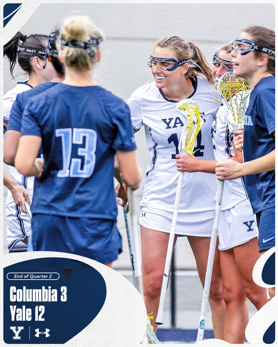 We outscore Columbia 6-0 in the 2nd quarter! #ThisIsYale