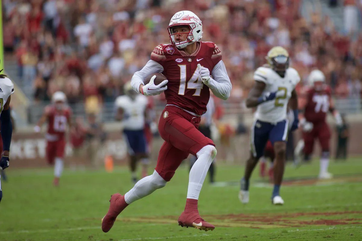 New Eagles WR Johnny Wilson: - 23 years old, 6'6!! 236 pounds - Led FSU in receiving in 2022 - All-ACC honors last 2 years - 30 catches of 20+ yards last 2 years (2nd in ACC) - 77% of catches in college resulted in TD or 1st down This is a steal in the 6th round