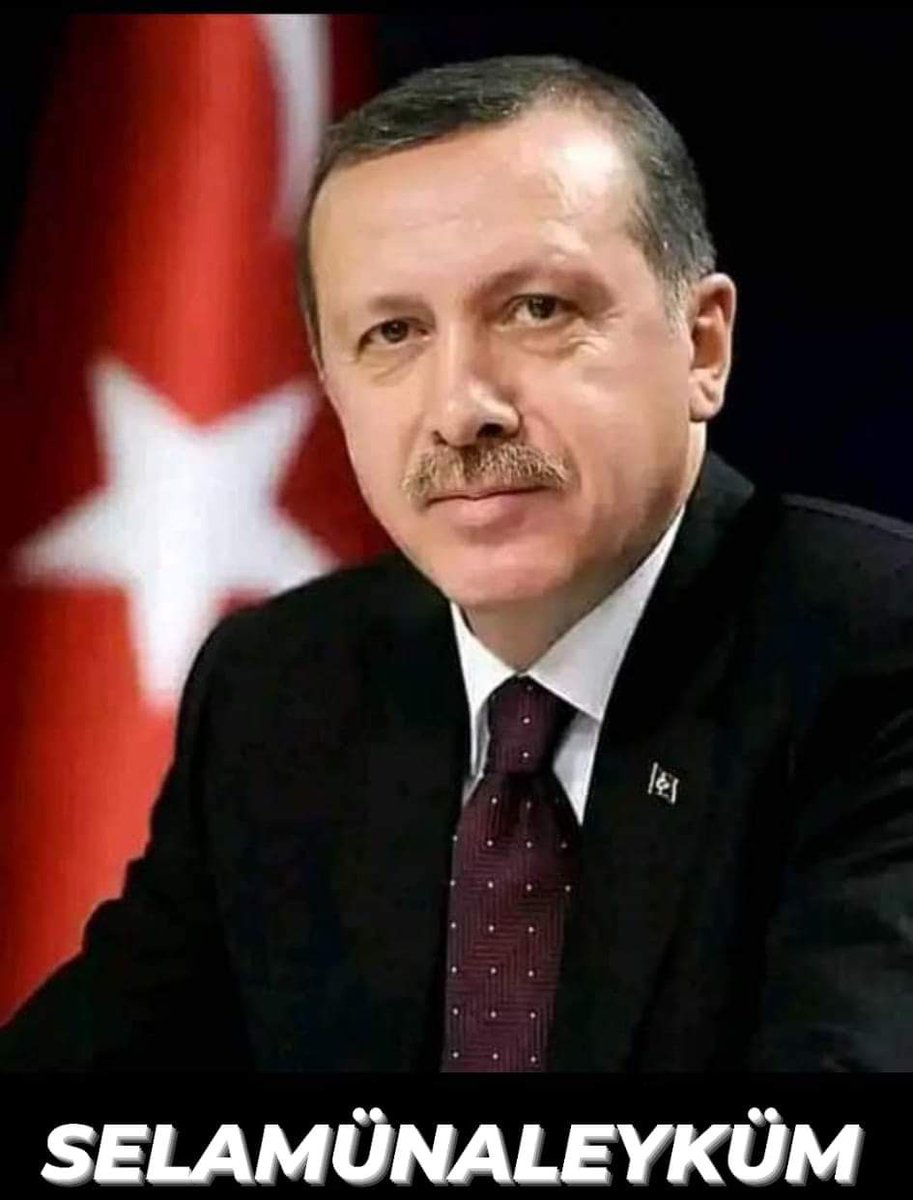 Dilerim ki selamımı alan herkesin Allah günahlarını bağışlasın.
Selamün Aleyküm
#RecepTayyipErdoğan