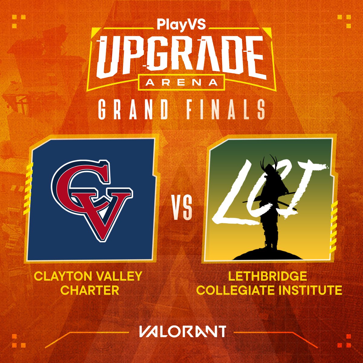 It’s Finals Time! Who’s the best VALORANT Highs School team in the nation? Twitch.tv/playvs