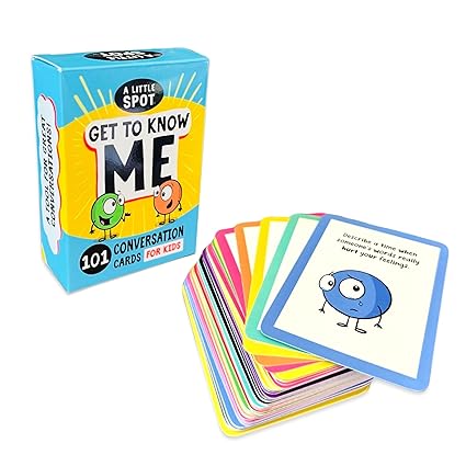 A Little SPOT 101 Get to Know Me Conversation Cards for Kids-Build Connections, Perfect Conversation Starters, Take Anywhere
amzn.to/3UfKPE5
#affiliate #amazonaffiliate