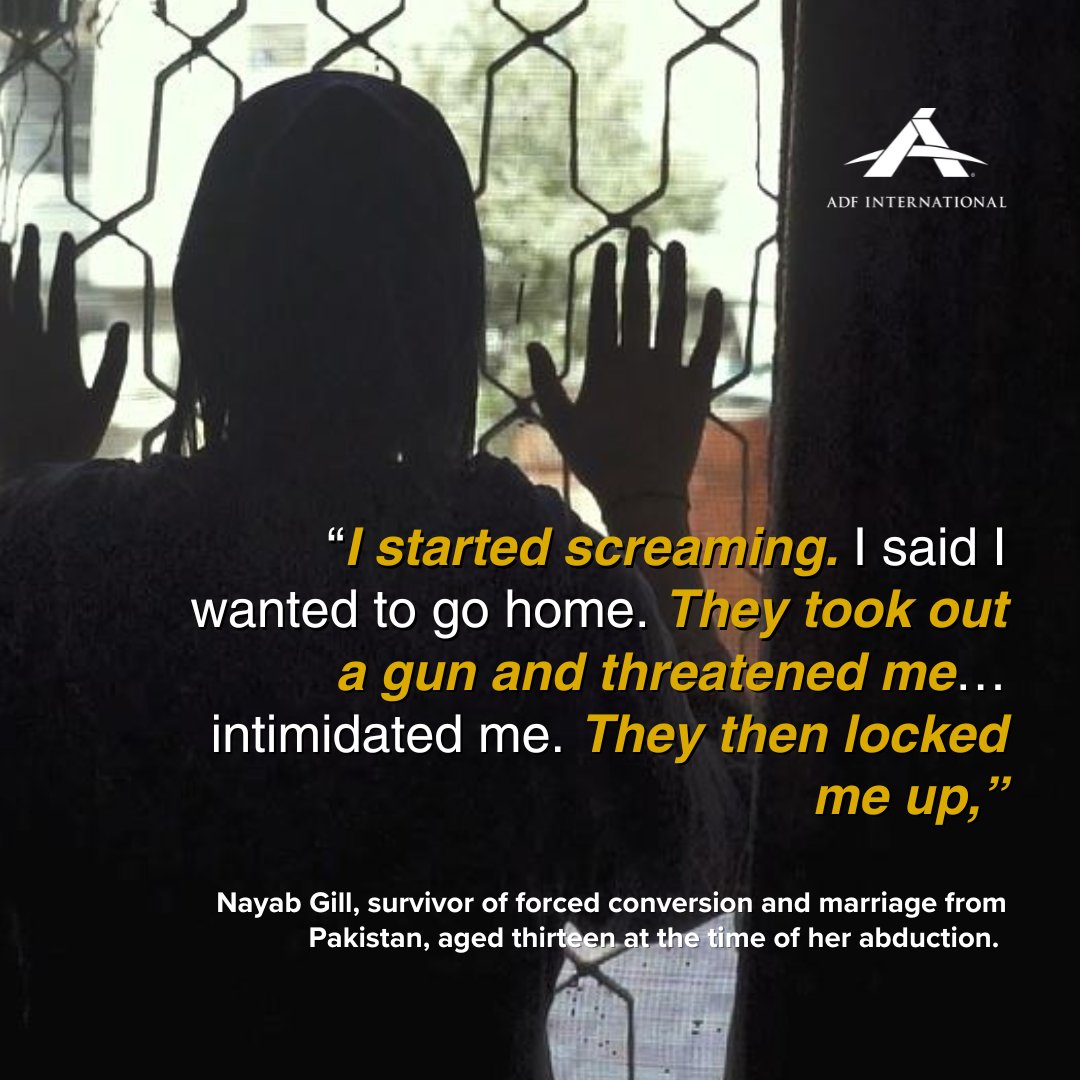 Nobody should suffer the horrors of abduction, forced marriage & forced conversion. In #Pakistan, where these abuses are prevalent, the government has an opportunity to make a difference. WATCH: bit.ly/3FafhbJ #EndForcedMarriage | #ReligiousFreedom