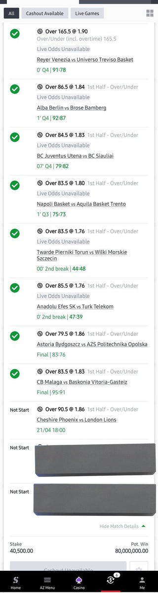 All today’s Selections is about to *BOOM* ‼️ I want to Bless all Active members With 2.3k Odds tonight 🔥🔥 Let’s Win 34 Million Each from this mega Odds with just 1k stake🤑 GET CODE FOR FREE👇 t.me/+mDnohmNV_CJjN… t.me/+mDnohmNV_CJjN… Odds - 2k Odds ⚽️⚽️…
