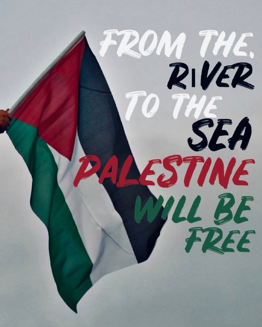 Please Retweet without any fear. “From the river to the sea, #Palestine will be free”.