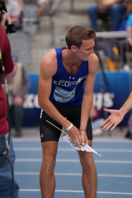 Wes Ferguson wins the Elite 800m at Drake in 1:46.08. And after that? An interview with CBS Sports. Photo: Nerd HD