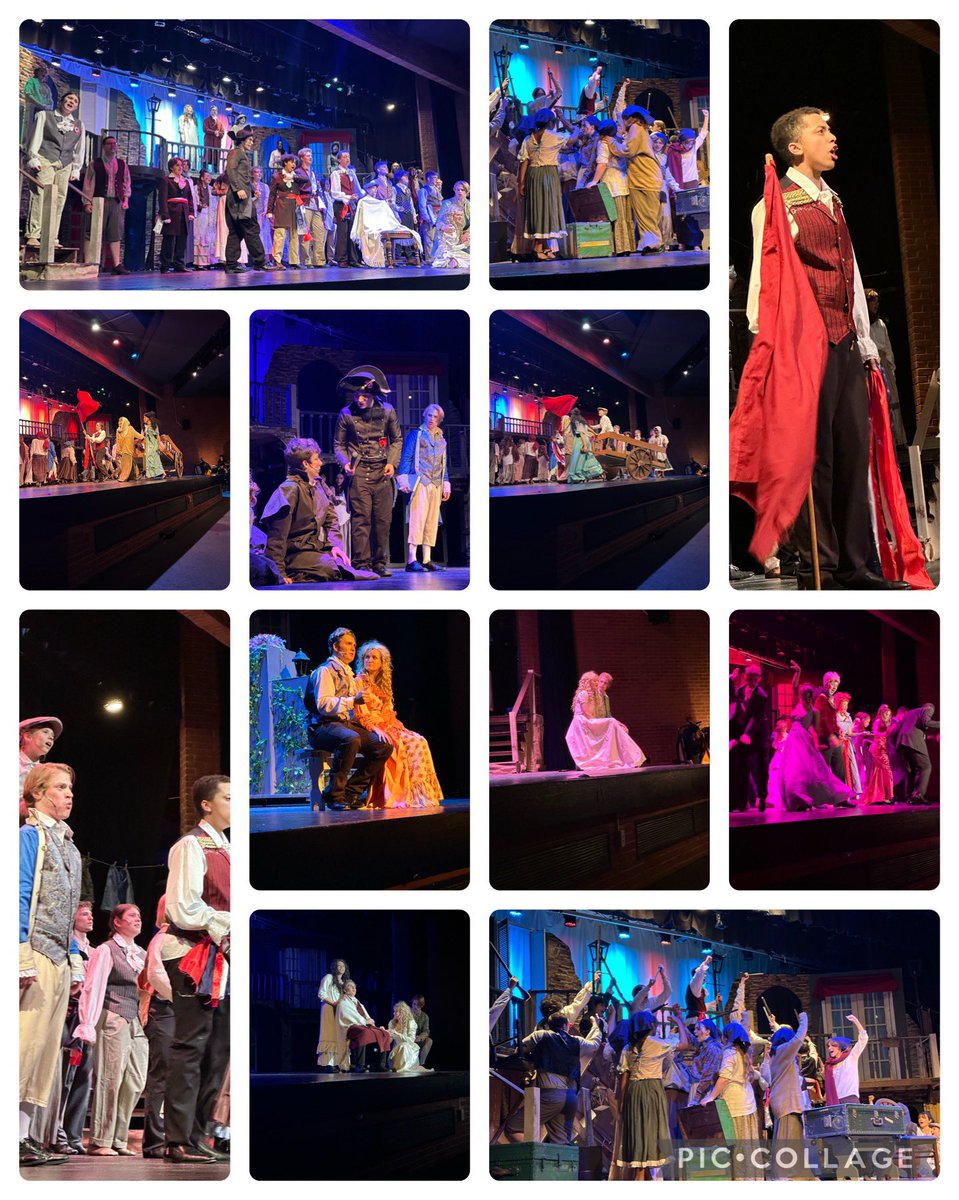 The students did a great job in Les Misérables! Two shows left tonight and tomorrow. Thank you to Ms. Joyner, Ms. Rivenburg, Mr. Harler, and Ms. Gioia for all of their support! #WarriorNation
