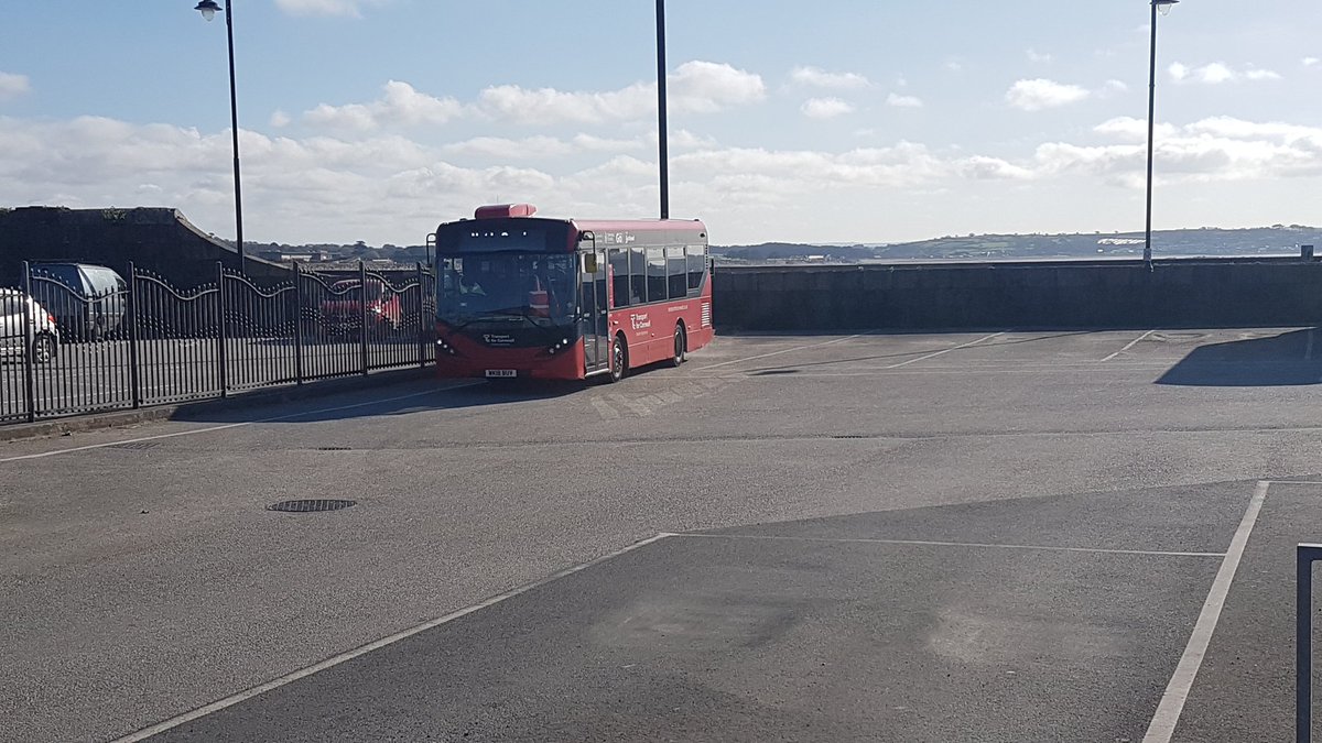 Buses on layover in Penzance Bus Station last Sunday