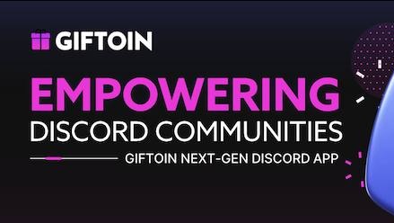 _giftoin's tweet photo. Explore Giftoin's Web3 and AI-driven loyalty solutions. 

Try our Giftoin Discord App

https://t.co/61zA4as4Oj
Take a look, enjoy!

#buildinpublic
#discord 
#Web3gaming 
#web3game 
#Web3Community https://t.co/WWmwh34lws