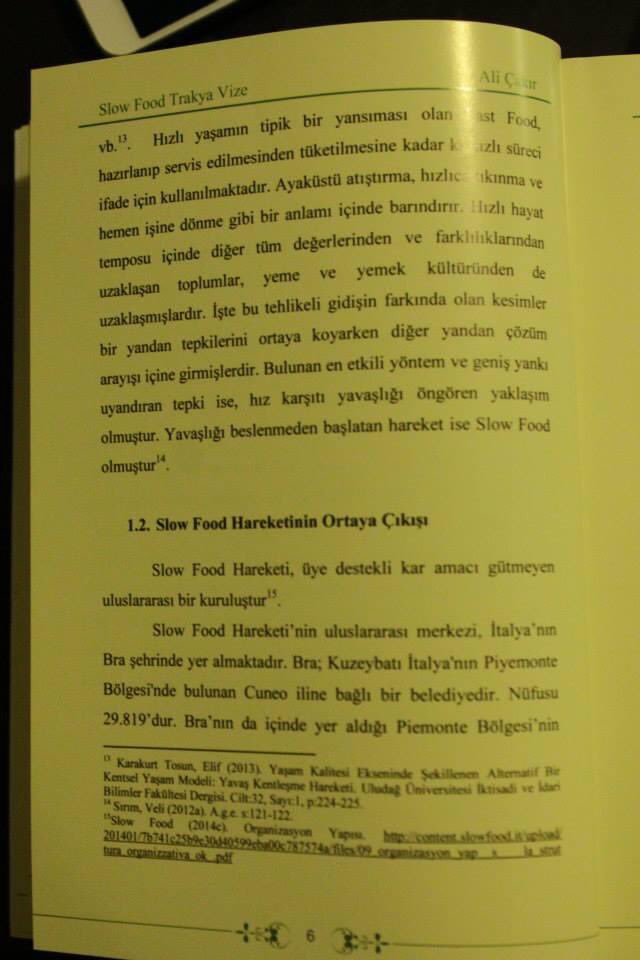 Slow Food Trakya Vize kitabım 2014 yılında yayınlanmıştı. @slowfoodtrakya #slowfoodtrakya #vize #kırklareli #trakya #yemek #yemekkültürü
